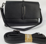 Women Black Solid Swagger Shoulder Bag