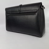 Women Black Solid Swagger Shoulder Bag