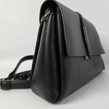 Women Black Solid Swagger Shoulder Bag