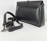 Women Black Solid Swagger Shoulder Bag