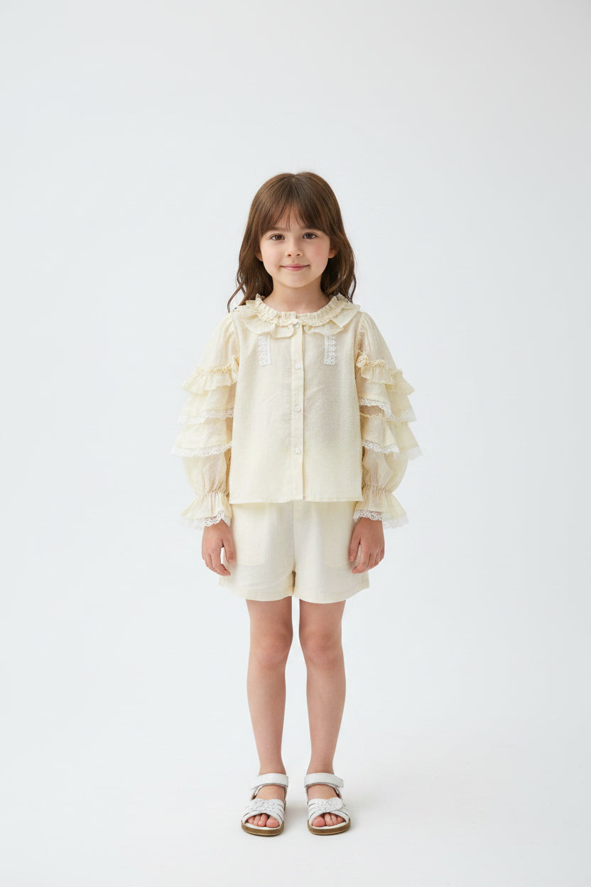Ruffled Blouse Dress