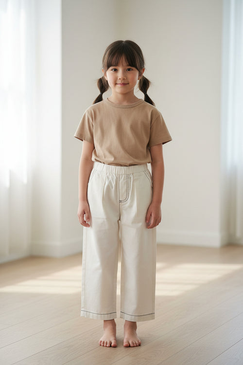 White cotton Pant