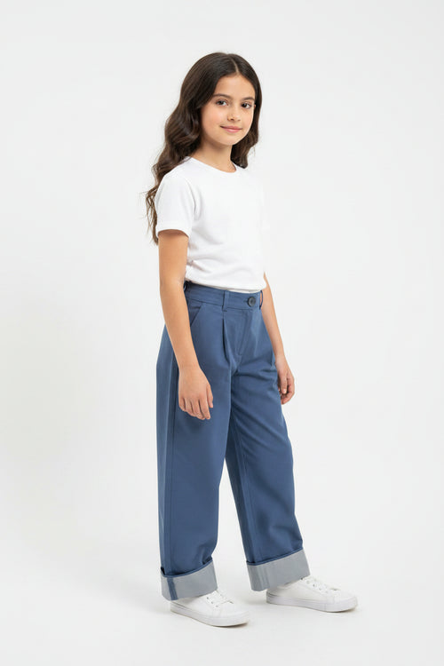 Relaxed fit trousers