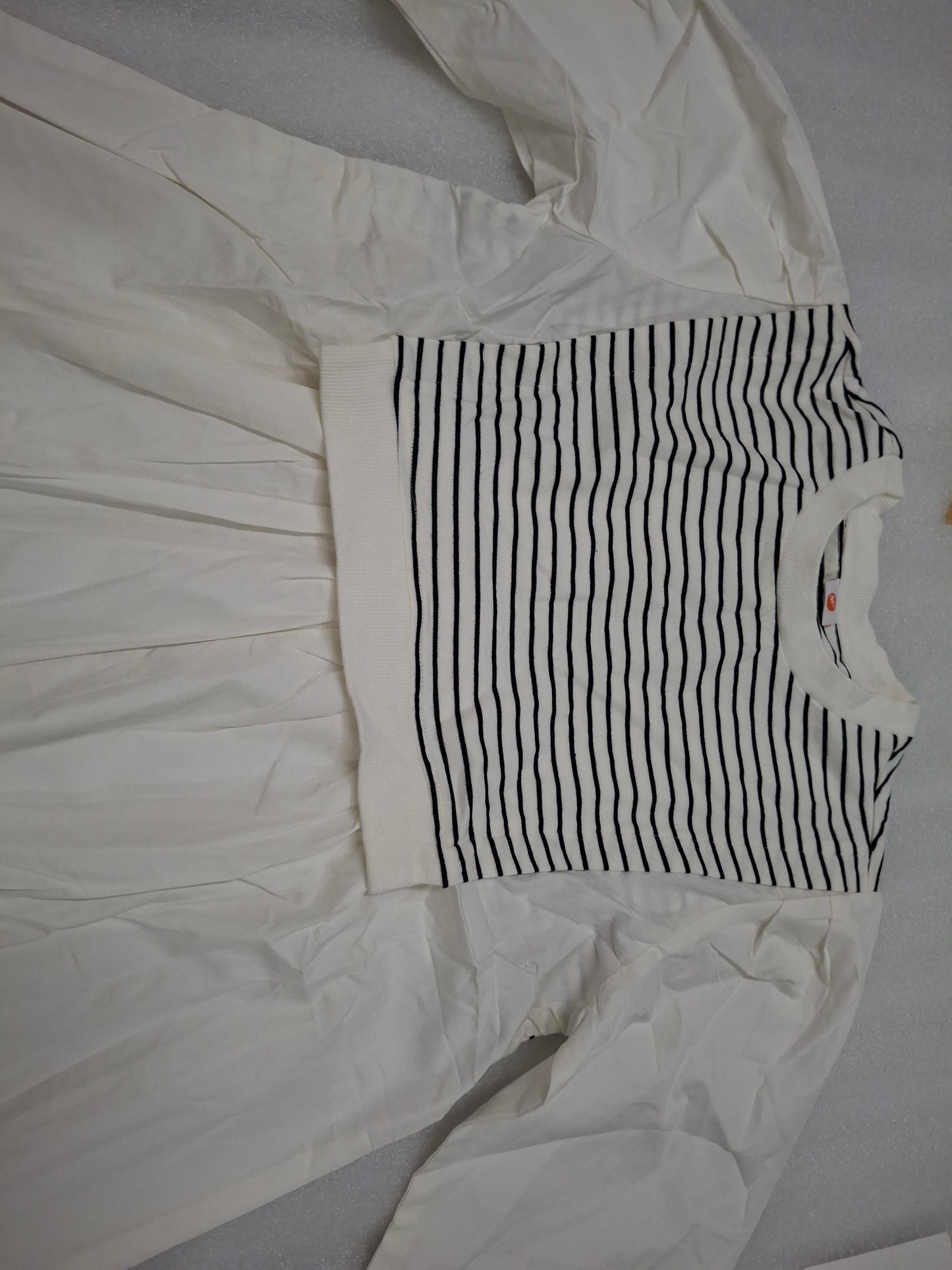 Black striped Dress