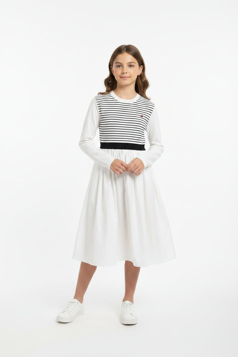 Black striped Dress