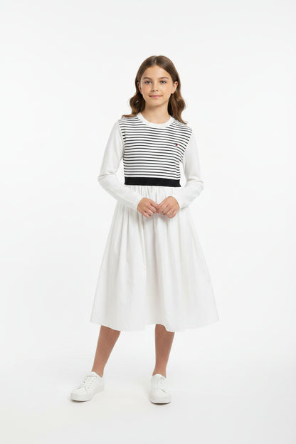 Black striped Dress