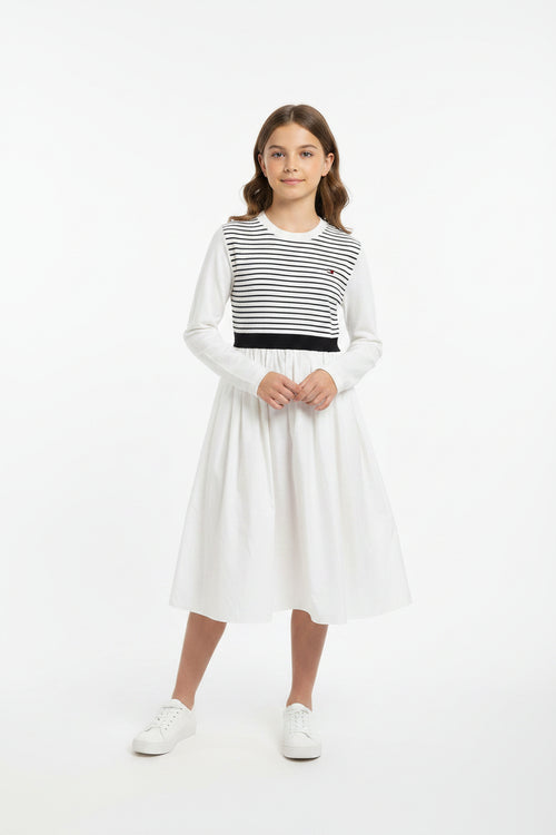 Black striped Dress